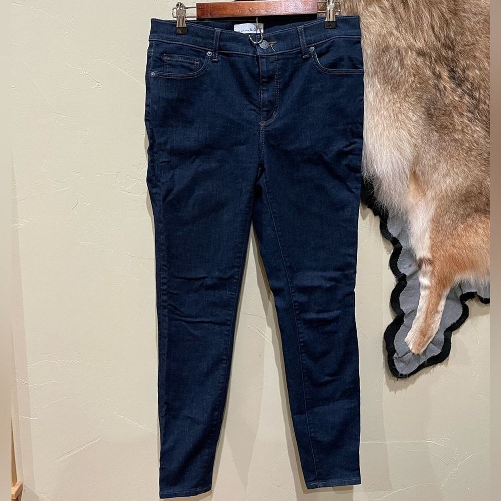 Loft Womens 8/29‎ Skinny Legging Jeans Dark Wash Stretch Preppy Business Casual